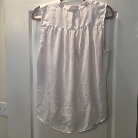 New York and Co. white sheer top - Picture 4 of 5